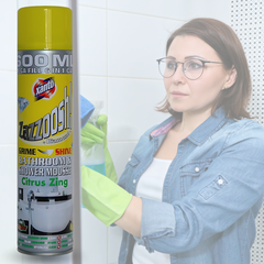 Xanto Bathroom & Shower Mousse Dirt Stain Cleaner Remover Citrus Zing 500ml