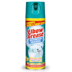 Elbow Grease Bathroom Mousse Spray Grime Soap Scum Remover Sink Bath 400ml