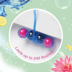 Bloo Colour Active Toilet Rim Block Long Lasting Freshness 3 Pack Flower 50G