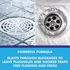 Kilrock Slam Plughole Unblocker Bathroom Hair Clog Dirt Cleaner