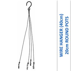 Clever Pots Rope Wire Hanger 40cm For 20cm Round Pots