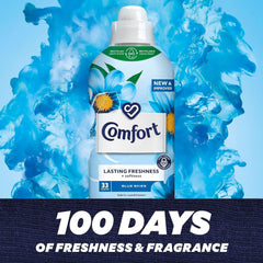 Comfort Fabric Conditioner Long Last Fragrance 33 Washes Blue Skies 990ml