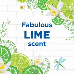 Duck Fresh Discs Lime Fresh Helps Keep Clean Toilet Freshener Gel Starter Pack