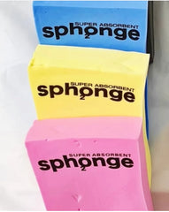 Sph2Onge Cleaning Sponge Non Drip Super Absorbent Surface Dirt Cleaner Grey