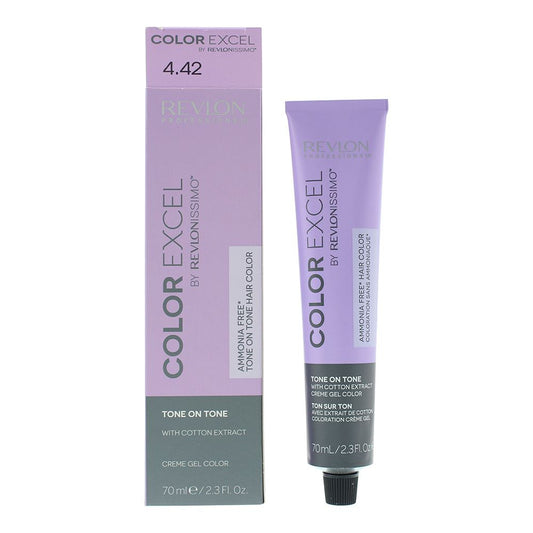 Revlon Color Excel 4.42 Medium Chestnut Iridescent Brown Hair Colour 70ml Women