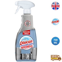Disiclin Stainless Steel Aluminium Cleaner Spray Protect Shine Surface 700ml