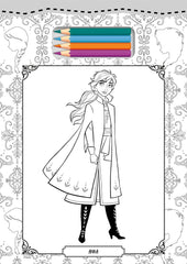 Disney Frozen Tear Off Colouring Book Favourite Characters For Kids Boys Girls