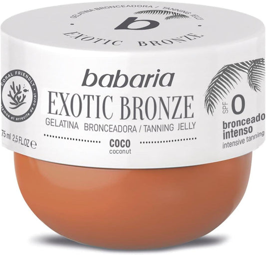 Babaria Exotic Bronze Tanning Jelly Coconut Intensive Deep Tan Accelerator 75ml