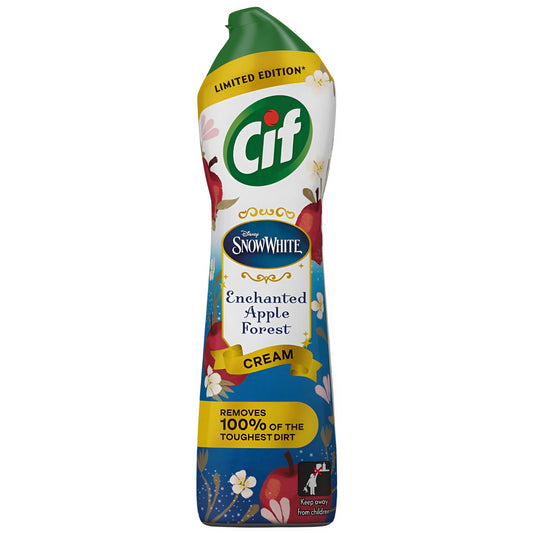 Cif Enchanted Apple Forest Snow White Cream Magical Surface Cleaning Power 500ml