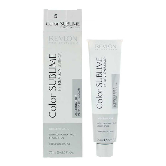 Revlon Color Sublime By Revlonissimo 5 Light Brown Hair Colour for Womens 75ml
