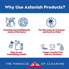 Astonish Oxy Active Non-Bio Stain Remover Colour Whites Laundry Booster 28W 625G