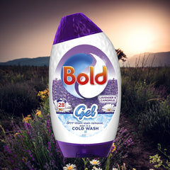 Bold Washing Liquid Gel Laundry Detergent Lavender & Camomile 28 Washes 980ml