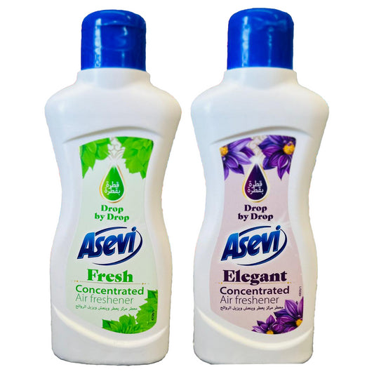 Asevi Toilet Drops Air Freshener Concentrated Liquid Fresh &Elegant Bundle 165ml