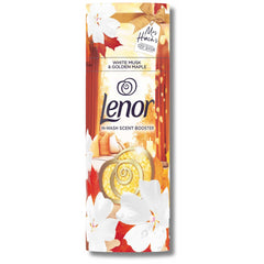 Lenor In-Wash Scent Booster White Musk Golden Maple Cosy Season Fragrance 176G
