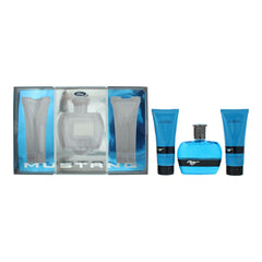 Mustang Blue 3 Piece Gift Set