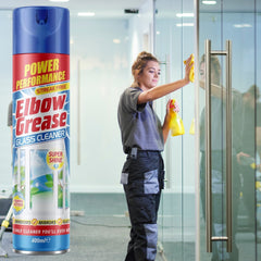 Elbow Grease Glass Cleaner Window Mirror Cleaning Spray Dirt Remover 400ml