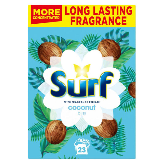 Surf Coconut Bliss Intense Burst Fragrance Concentrated Washing Powder 23W 1150g