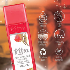 Kifra Peach Concentrated Laundry Rinse Fragrance Gentle Clothes 200ml