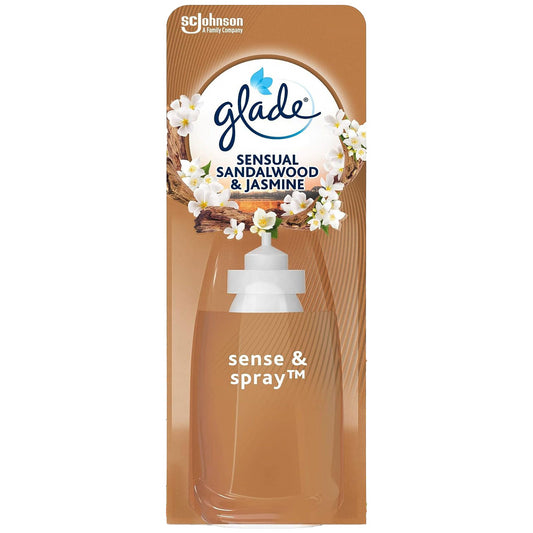 Glade Sense & Spray Sensual Sandalwood & Jasmine Air Freshener Refill Home 18ml