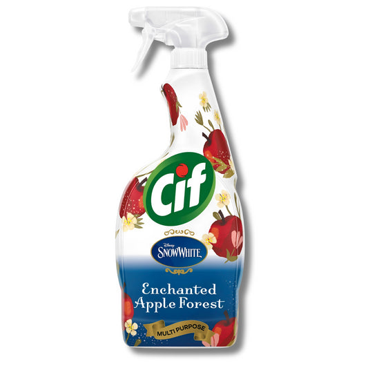 Cif Multipurpose Cleaning Enchanted Apple Forest Cleans Disinfects Spray 750ml