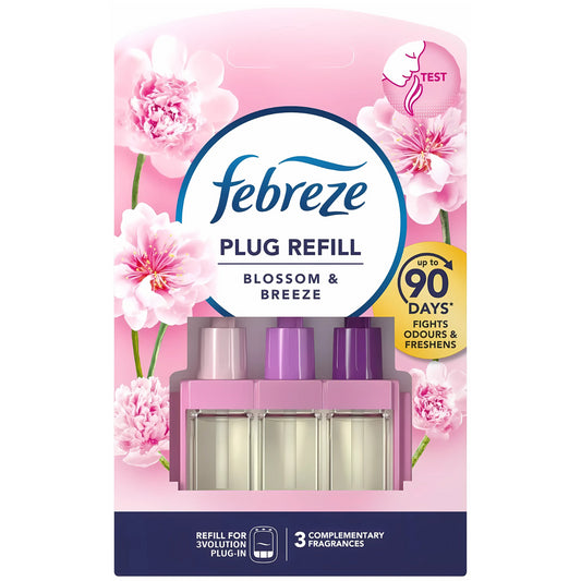 Febreze Ambi Pur 3Volution Plug In Blossom & Breeze Air Freshener Refills 20ml