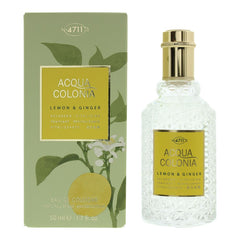 4711 Acqua Colonia Lemon & Ginger Eau de Cologne 50ml Spray For Unisex Fragrance