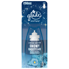 Glade Sense & Spray Snowy Frosty Air Freshener Refill Home Office Hotel Spa 18ml
