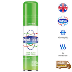 Neutradol Room Aerosol Spray Air Freshener For Kitchen Office Super Fresh 300ml