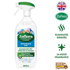 Zoflora Multipurpose Disinfectant Cleaner Spray Cut Grease Mountain Air 800ml