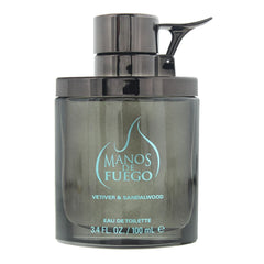 Manos De Fuego Vetiver & Sandalwood Eau de Toilette 100ml Mens Fragrance Spray