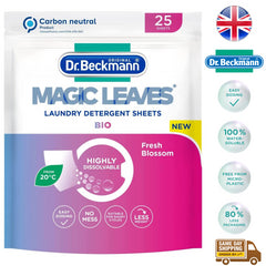 Dr Beckmann Magic Leaves Bio Laundry Detergent 25 Sheets Clothes Fresh Blossom