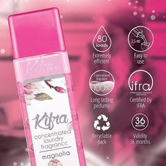 Kifra Magnolia Concentrated Final Laundry Rinse Fragrance Gentle Cloth 80W 200ml
