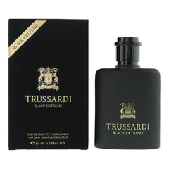 Trussardi Black Extreme Eau de Toilette 50ml Spray Mens Fragrance