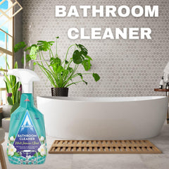Astonish Bathroom Cleaner White Jasmine Basil Fragrance Natural Oils Spray 750ml