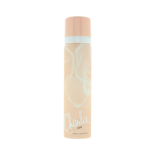 Revlon Charlie Chic Body Spray for Women Amber and Sandalwood Fragrance 75ml