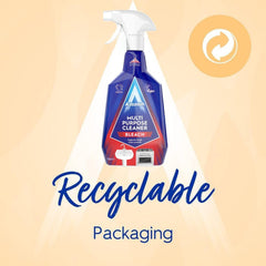Astonish Multi Purpose Cleaner Bleach Spray 750ml For Kitchen Bathroom Cleaning