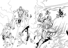 Marvel Super Hero Colouring Book Favourite Characters For Kids Children Boy Girl