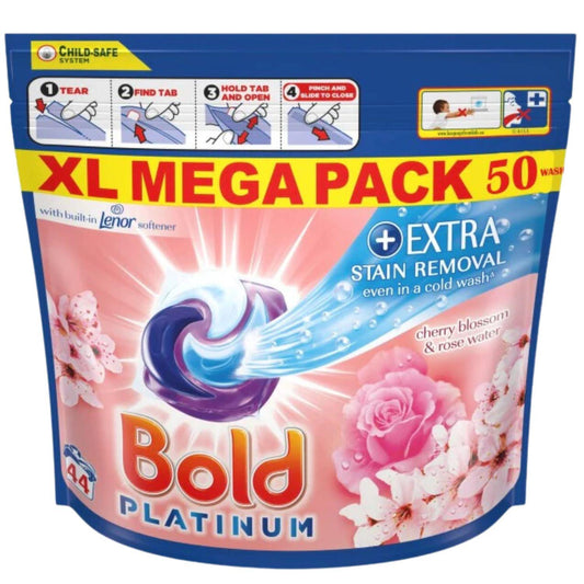 Bold Pods Cherry Blossom Rose Laundry Detergent Fabric Softener Clothes 50W