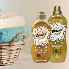 Disiclin Gold Bundle Set Fabric Clothes Softener Perfume & Surface Cleaner