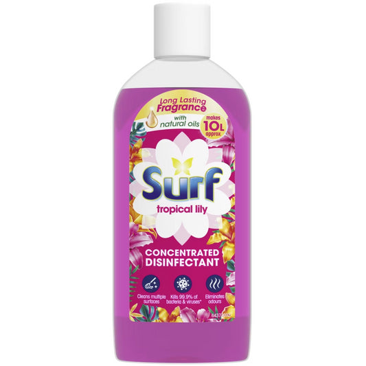 Surf Tropical Lily Fragrance Concentrated Disinfectant With Natural Oils 240ml