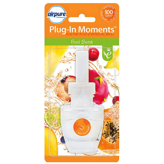 Airpure Electric Plug In Scented Oil Refill Air Freshener Fruit Burst 20ml