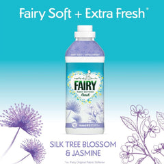 Fairy Silk Tree Blossom Jasmine Fabric Softener Fresh Laundry Liquid 42W 1.386L