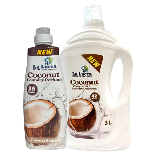 La Lucca Spanish Cleaning Products Laundry Detergent & Perfume Bundle Set