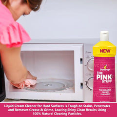 The Pink Stuff Miracle Cream Cleaner Hard Surface Grease Stain Remover 500ml