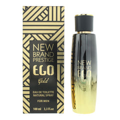 New Brand Ego Gold For Men Eau de Toilette 100ml Mens Fragrance Spray