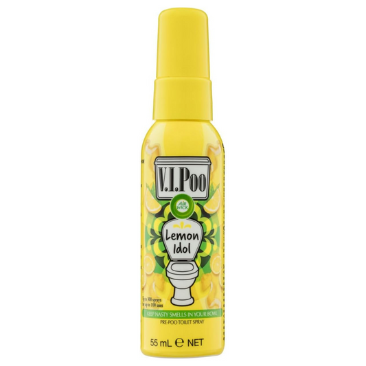 Air Wick VIPoo Pre Poo Bathroom Toilet Bowl Spray Air Freshener Lemon Idol 55ml
