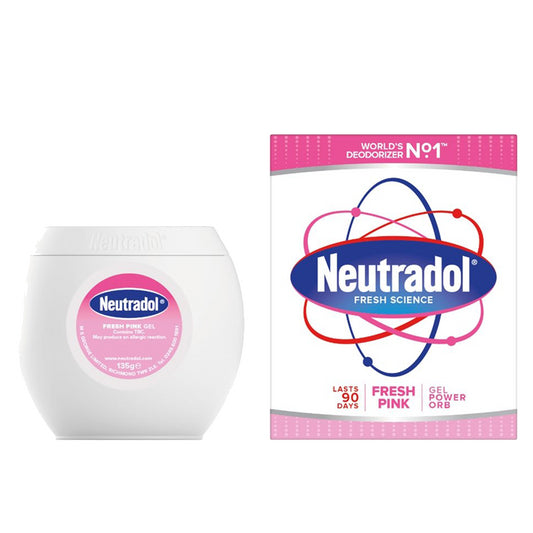 Neutradol Gel Power Orb Odour Destroyer Air Freshener Fresh Pink 135G