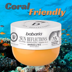 Babaria Tanning Jelly Spf 15 Medium Sun Reflections Carrot & Vitamin E 300ml