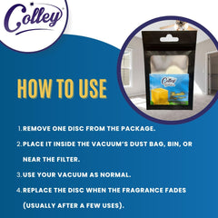 Colley Home Fragrances Marseille Soap Fragrance Vacuum Discs (4 Pack / 34g)