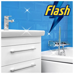 Flash Bathroom Floor Cleaner Liquid Impeccable Cleans Grime Limescale 950ml